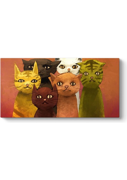 Renkli Kediler Tablosu