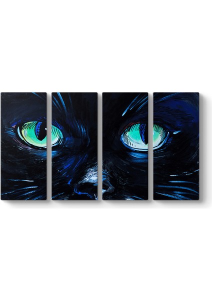 Mavi Kedi Gözleri Tablosu