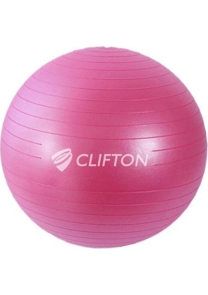 Pilates Topu 25 cm Deluxe Pilates Topu + Pompa ( Pembe )