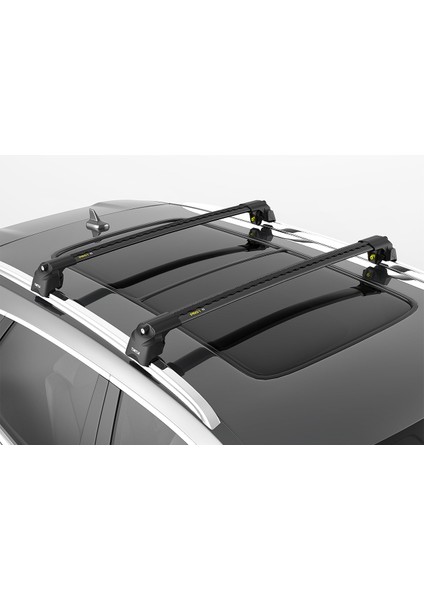 Air-2 Black Kit Honda Hr-V Tavan Taşıyıcı Ara Atkı Seti Black Uyumlu Model Yılları 2015-2016-2017-2018-2019-2020-2021