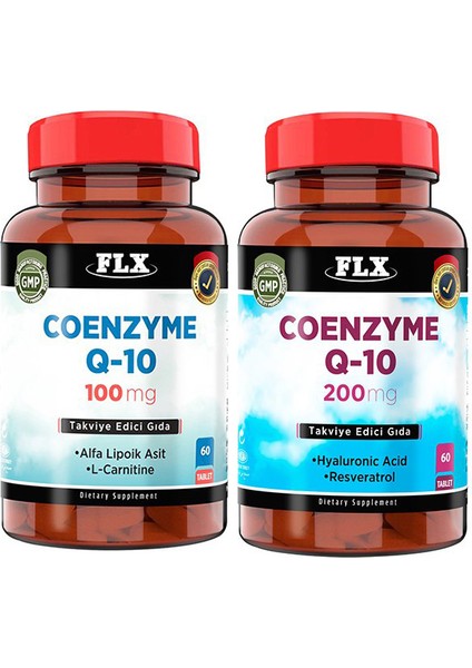 Coenzyme Q10 60 Tablet & Flx Koenzyme Q-10 200 Mg 60 Tablet