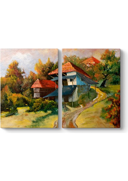 Çoban Ressam Manzara Tablosu