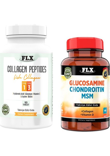 Kollajen Tip 1-3 90 Tablet Flx Vitamin D 60 Tablet