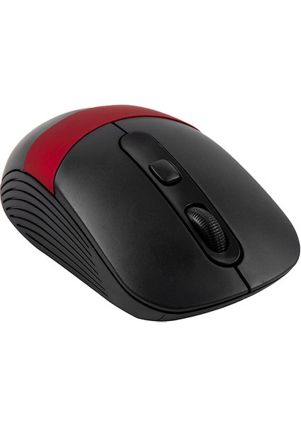 SM-18 Usb Siyah/Kırmızı 2.4Ghz Optik Kablosuz Mouse