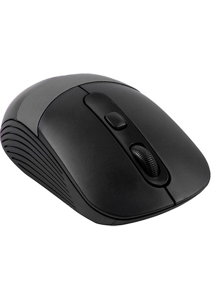 SM-18 Usb Siyah/Gri 2.4Ghz Optik Kablosuz Mouse