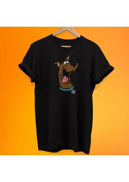 Scooby Baskılı %100 Pamuk Oversize T-Shirt Büyük Beden Tişört