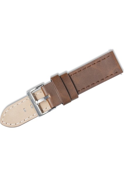 Deri Kayış Bandı 20 mm Kahverengi (Yurt Dışından)