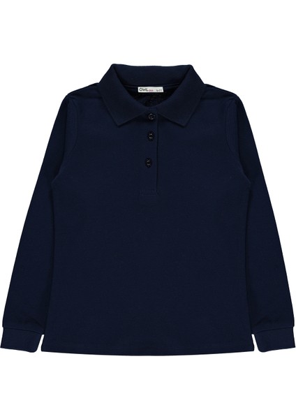 Girls Kız Çocuk Sweatshirt 6-9 Yaş Lacivert