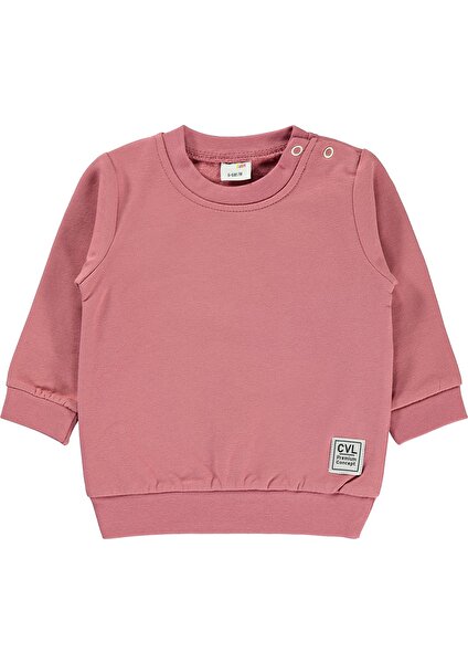 Baby Bebek Sweatshirt 6-18 Ay Gül Kurusu