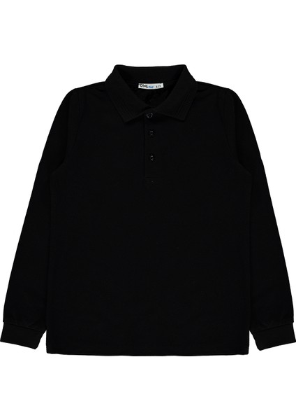 Boys Erkek Çocuk Sweatshirt 6-9 Yaş Siyah