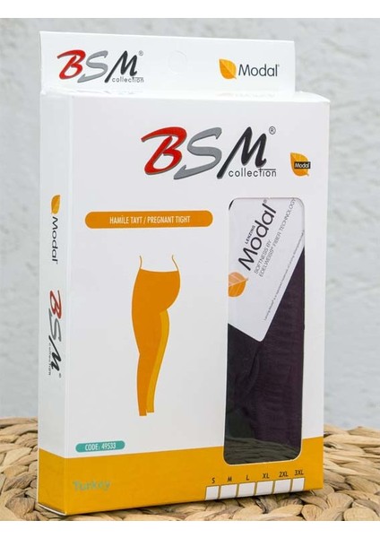 Bsm Kadın Modal Pamuk Yumuşak Rahat Hamile Taytı 49533