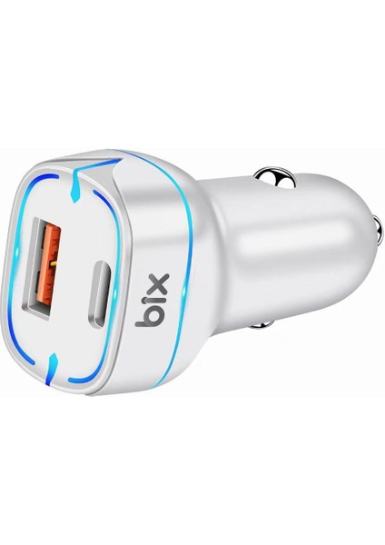 Mobitell Bix BX-CCP36WT 36W Çift Portlu Araç Şarj Cihazı