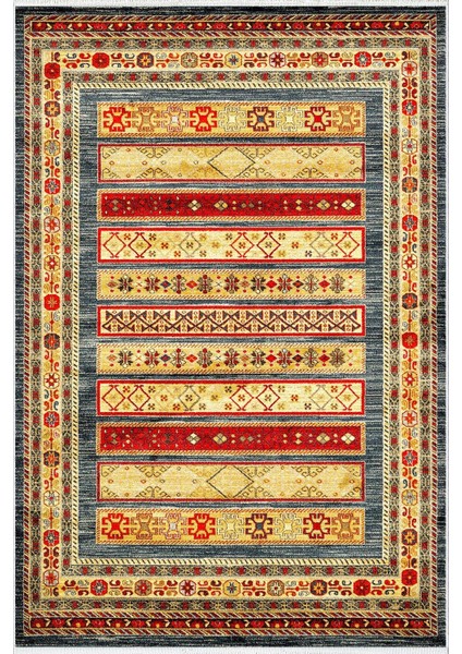 Kilim Desenli Otantik Eskitme Turuncu Kaydırmaz Kesme Yıkanabilir Ince Halı fiyatları