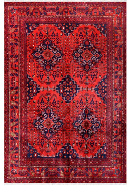 Otantik Eskitme Bordo Kaydırmaz Kesme Yıkanabilir Ince Halı fiyatları