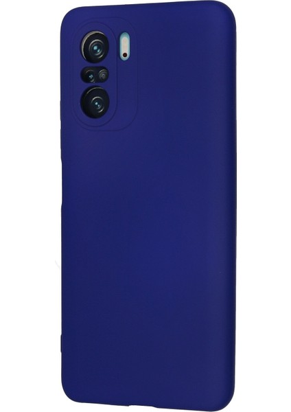 Xiaomi Redmi K40 Kılıf Lansman Içi Kadife Silikon - Lacivert fiyatları
