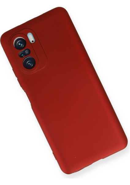 Xiaomi Redmi K40 Kılıf Yumuşak Dokulu Premium Silikon - Kırmızı fiyatları
