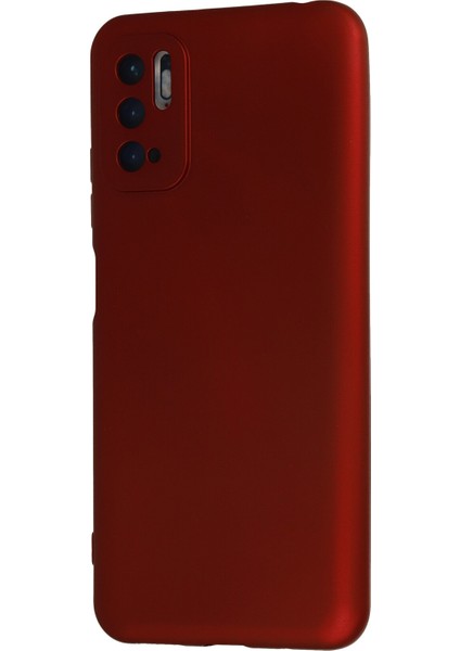 Xiaomi Poco M3 Pro Kılıf Yumuşak Dokulu Premium Silikon - Bordo fiyatları