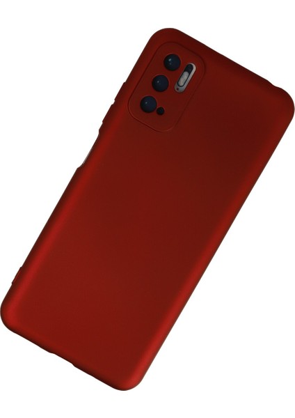Xiaomi Poco M3 Pro Kılıf Yumuşak Dokulu Premium Silikon - Bordo modelleri