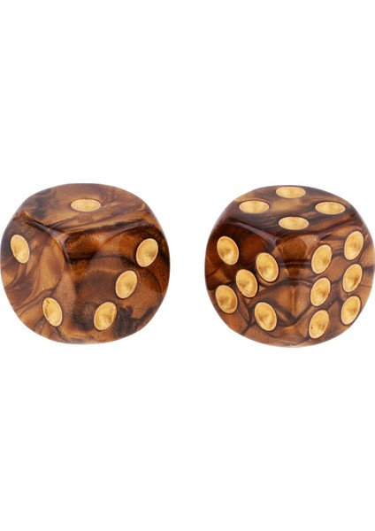 10 Adet Renkli Zar, (Altı Taraflı), 16MM, D6 Siyah + Altın (Yurt Dışından) modelleri