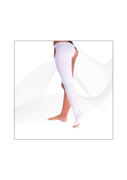 Kasığa Kadar Antiembolizm Varıs Çorabı (M Beden)