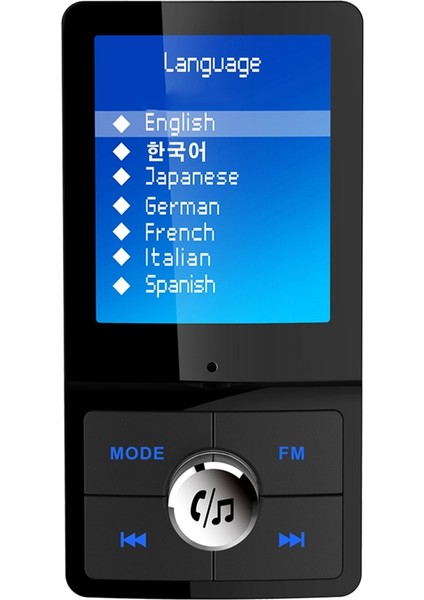 Bc-43 Bluetooth Araç Kiti Fm Verici Araba 2 LED Ekranlı USB Şarj (Yurt Dışından)