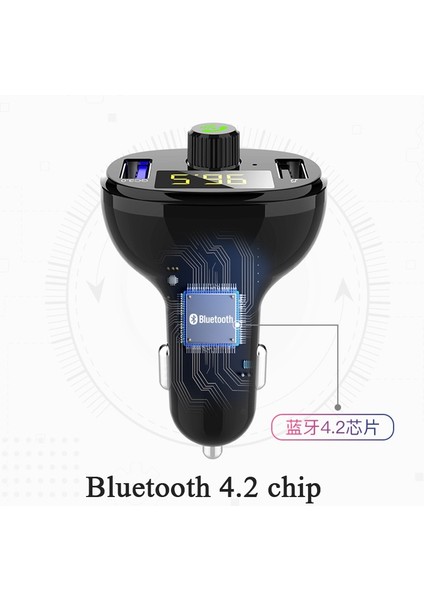 BT23 Kablosuz Araba Fm Verici Qc 3.0 Hızlı Şarj (Yurt Dışından) indirimleri