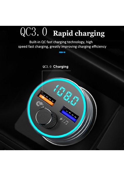 C1 Çok Fonksiyonlu Araba Çift USB Şarj Mp3 Müzik Çalar Bluetooth Fm Verici (Yurt Dışından) modelleri