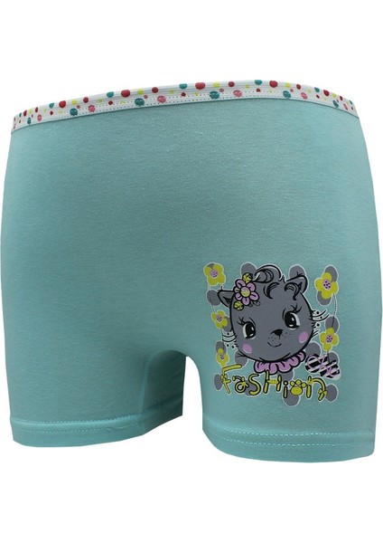 3 Lü Paket Dondeza Kız Çocuk Boxer Külot . modelleri