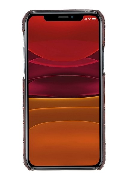 Ultimate Jacket Deri Telefon Kılıfı iPhone 11 Pro YK06 Kahve