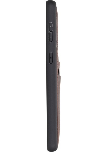 Fxc-Cc Deri Telefon Kılıfı Samsung S21 Plus TN03 Kahve
