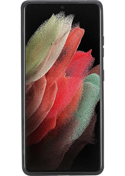 Fxc-Cc Deri Telefon Kılıfı Samsung S21 Ultra Nu2 Pembe
