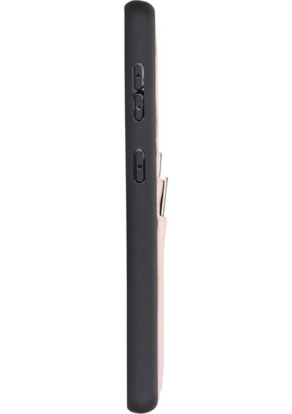 Fxc-Cc Deri Telefon Kılıfı Samsung S21 Nu2 Pembe