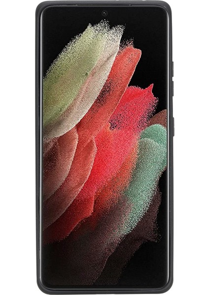 Fxc-Cc Deri Telefon Kılıfı Samsung S21 Ultra TN18EF Gri