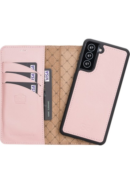 Mw Deri Telefon Kılıfı Samsung S21 Nu2 Pembe