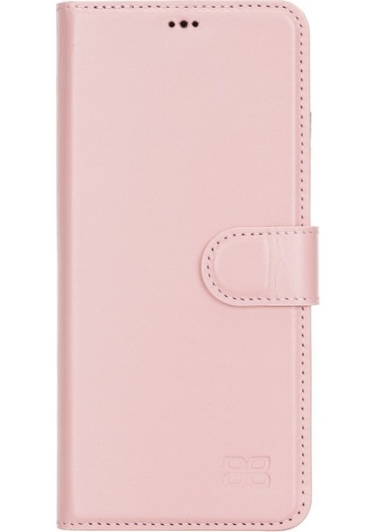 Mw Deri Telefon Kılıfı Samsung S21 Ultra Nu2 Pembe