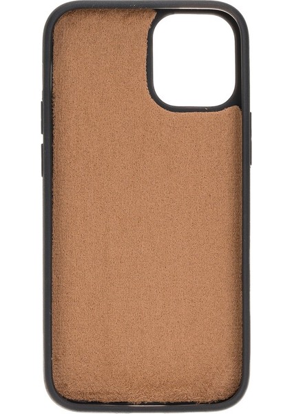 Fxc Deri Telefon Kılıfı iPhone 12 Mini G2 Kahve
