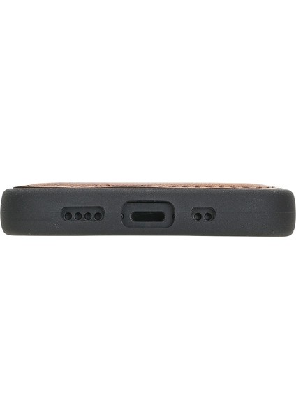 Fxc Deri Telefon Kılıfı iPhone 12 Mini G2 Kahve