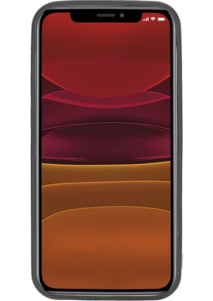 Fxc Deri Telefon Kılıfı iPhone 12 Mini TN03 Kahve