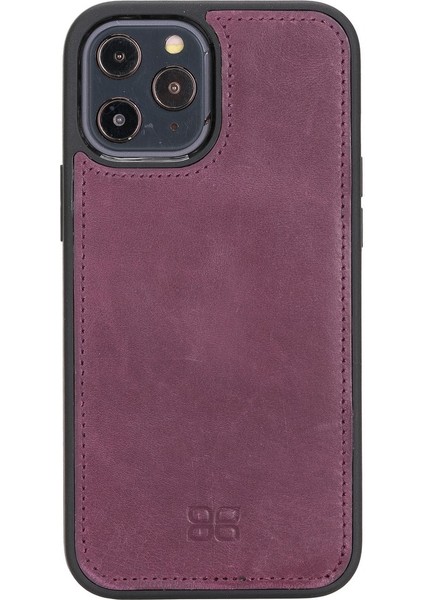 Mw Deri Telefon Kılıfı iPhone 12 Pro Max Cz7 Mor