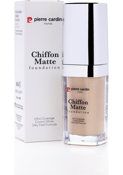 Chiffon Touch Mat Görünüm Veren Fondöten - Beige