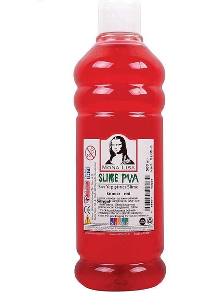 Slime Yapıştırıcı Südor 500 ml Sıvı Slime Pva Renkli Sılaym 500 ml
