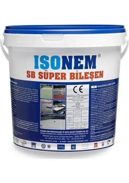 Isonem Sb Süper Bileşen Su Yalıtım Boyası 18 kg