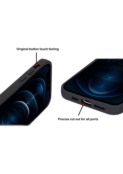 Apple iPhone 13 Uyumlu Deri Arka Kapak Magsafe Rst1 Siyah fırsatları