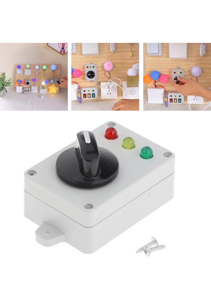 LED Işık Meşgul Kurulu Yaşam Beceri Eğitici Oyuncak Yaş 3 + 3 Renk Işık (Yurt Dışından) modelleri