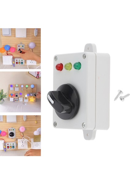 LED Işık Meşgul Kurulu Yaşam Beceri Eğitici Oyuncak Yaş 3 + 3 Renk Işık (Yurt Dışından) fırsatları