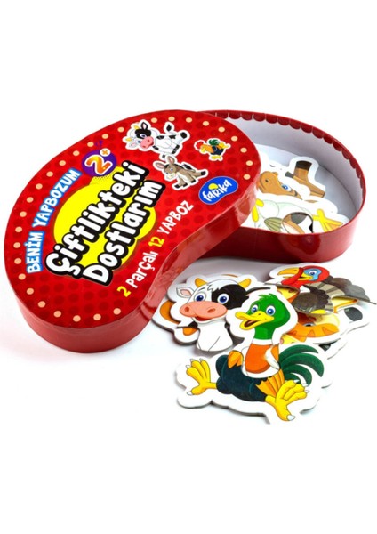 Çiftlikteki Dostlarım 2 Parçalı 12 Yapboz fiyatları