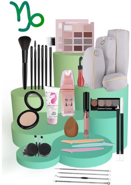 Oğlak Burçlarına Özel Makyaj Seti Buğday Ten