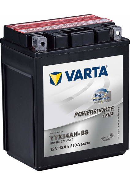 YTX14AH-BS 12V 12AH Agm Motosiklet Aküsü fiyatları