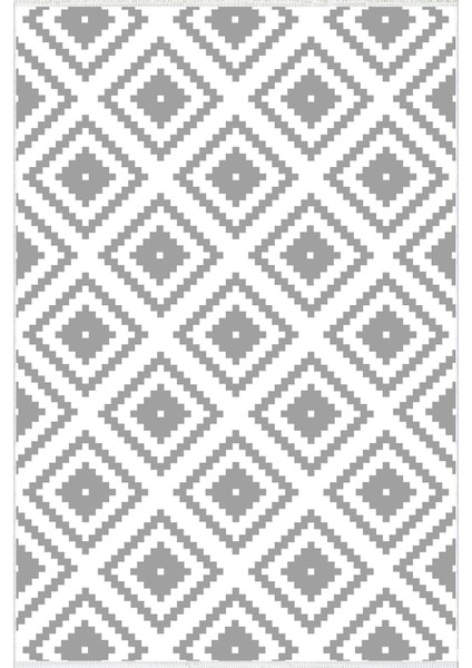 Modern Zig Zag Gri Beyaz Kaydırmaz Kesme Yıkanabilir Ince Halı fiyatları