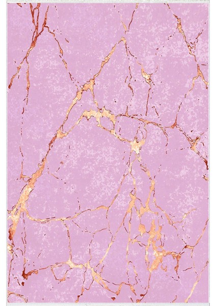 Taş Mermer Modern Gold Pembe Altın Kaydırmaz Kesme Yıkanabilir Ince Halı fiyatları